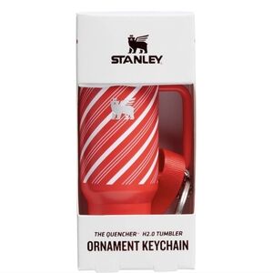 Stanley Ornament Keychain in Candy Cane Twist